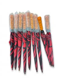 Generic Red and Black Umbrella